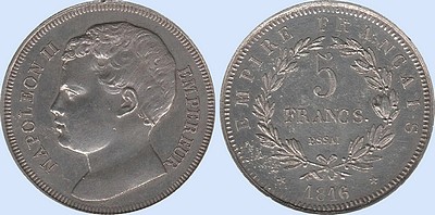 5 Francs NAPOLEON II